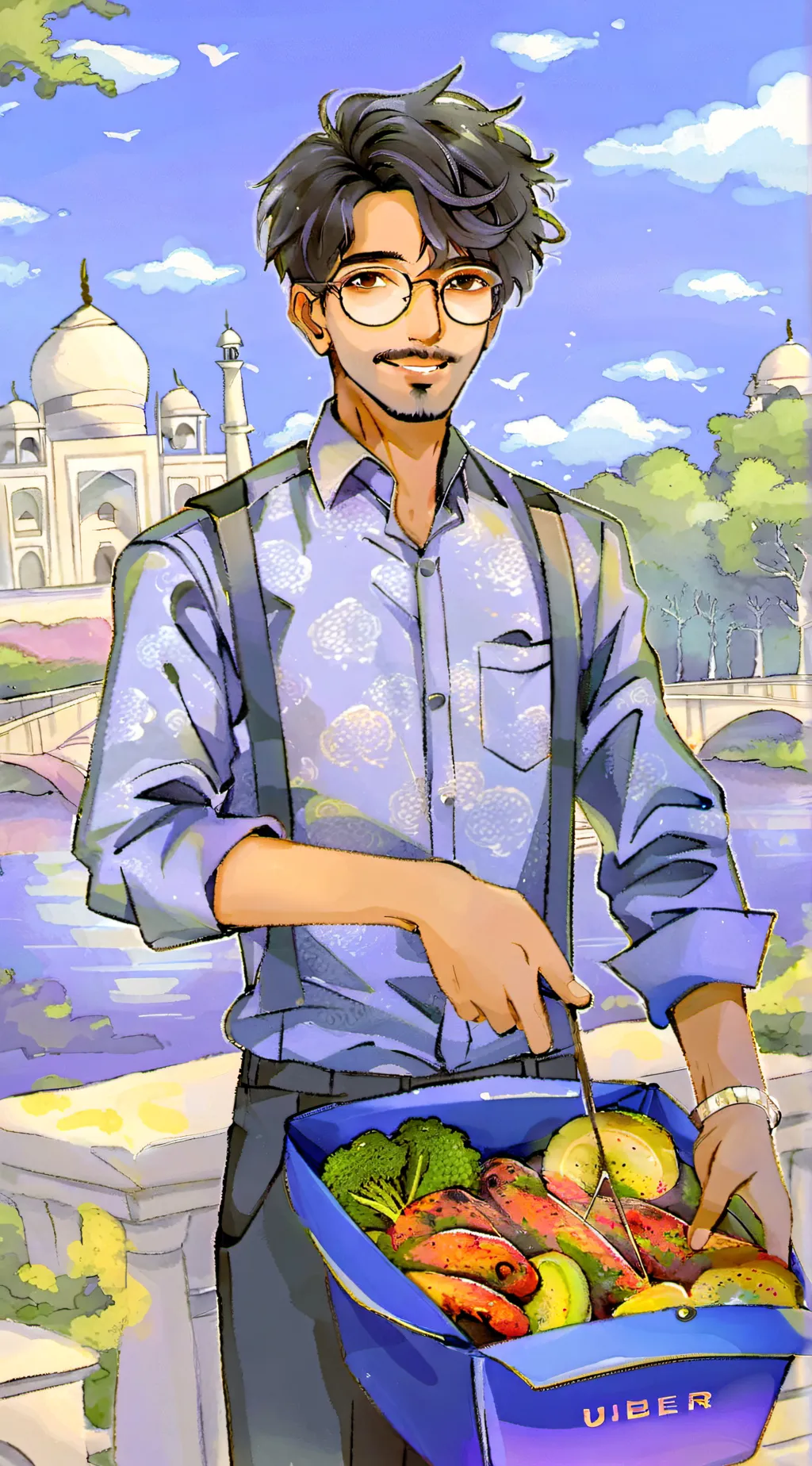 Talkie AI - Chat with uber eats guy