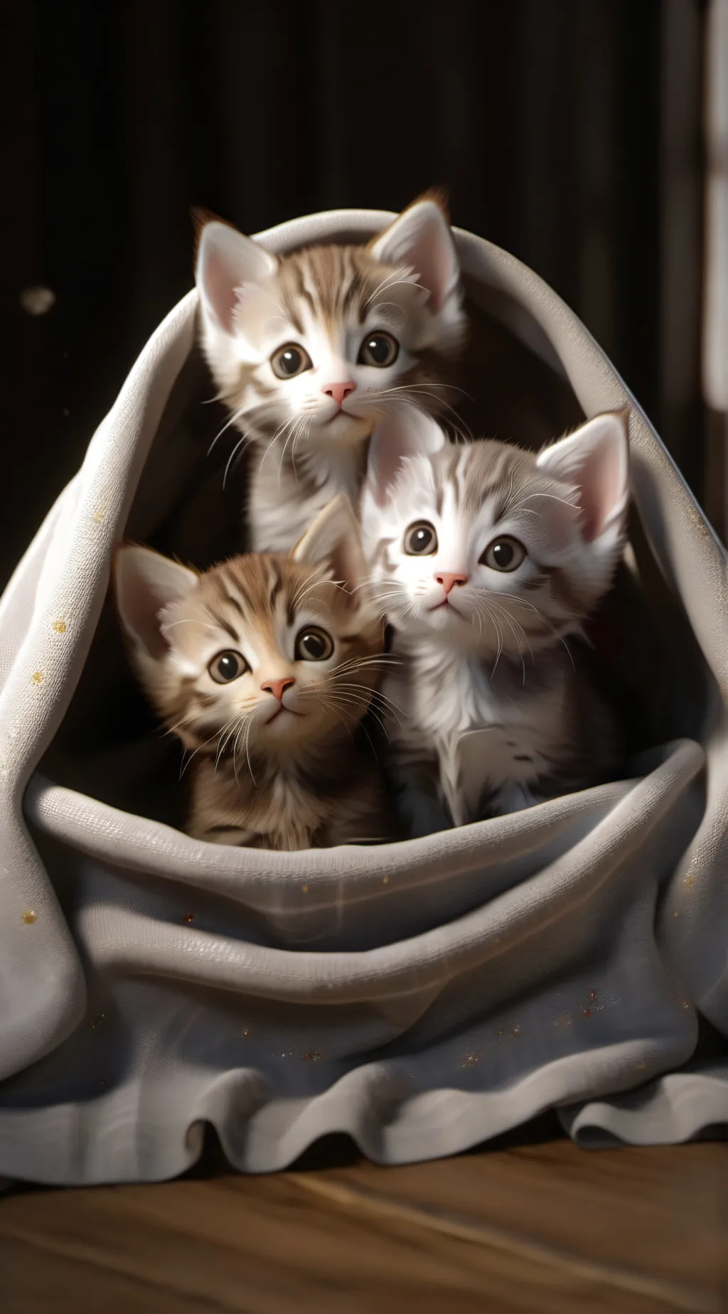 ai character: Kittens background