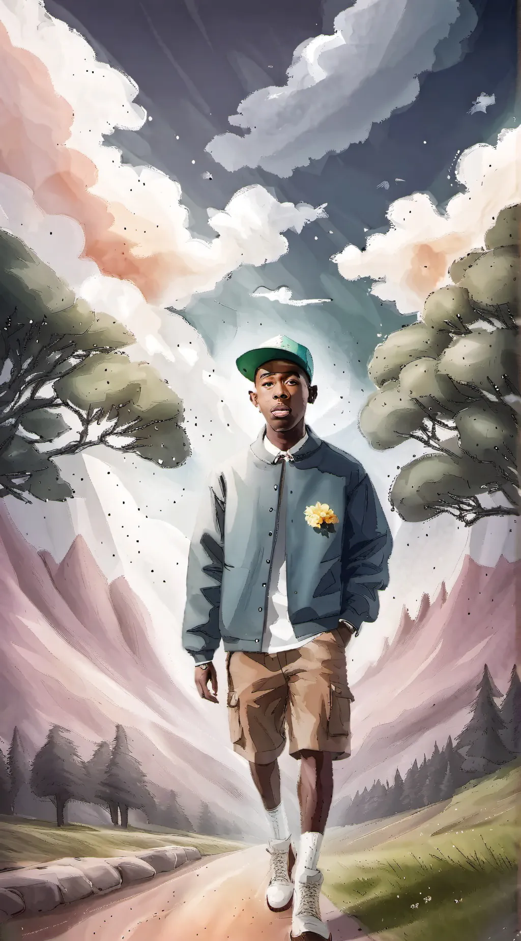 ai character: tyler the creator  background