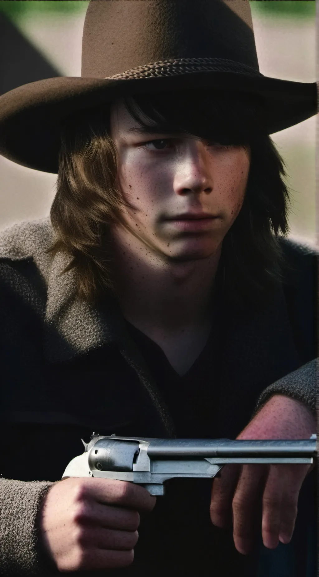 ai character: Carl grimes background