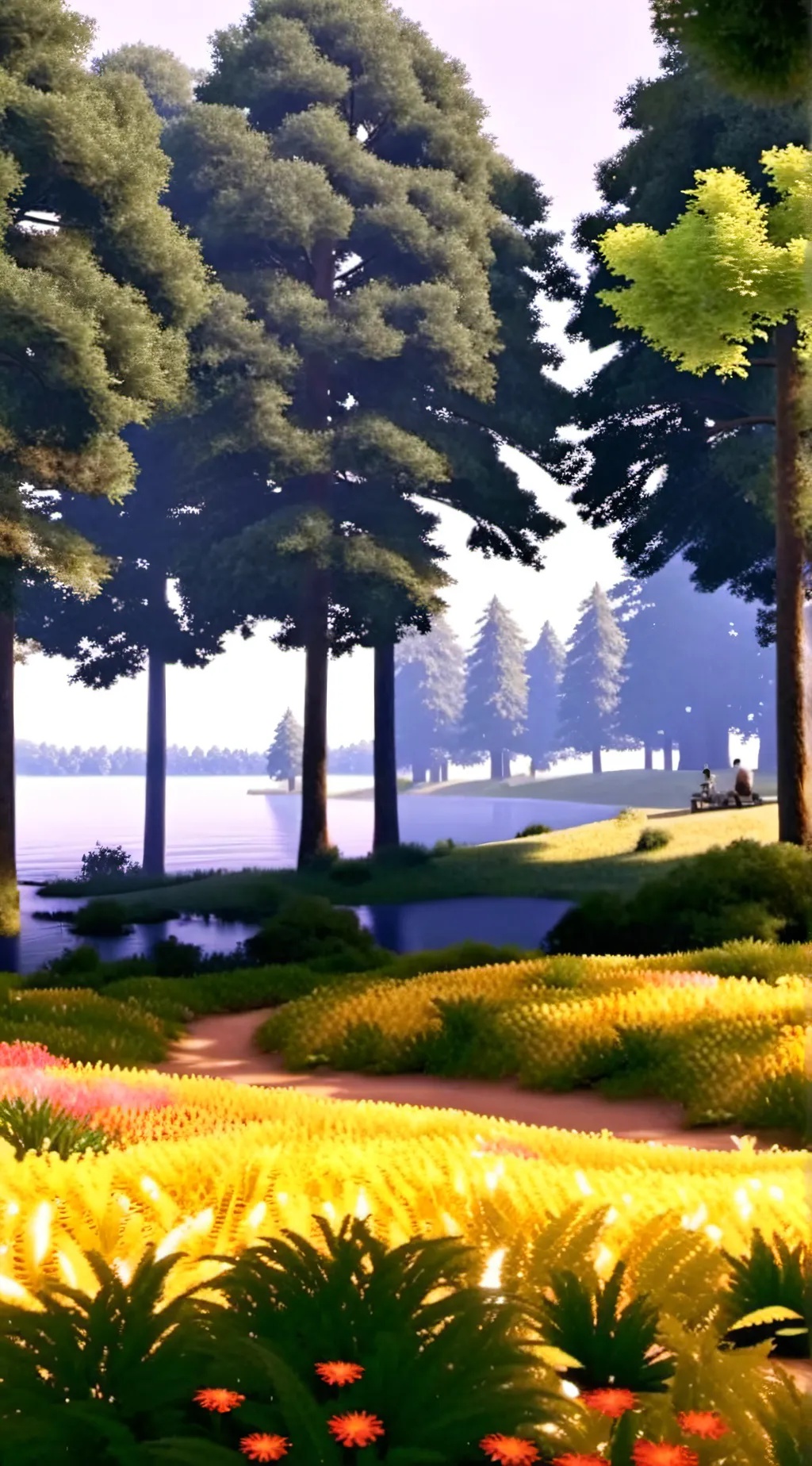 ai character: The Park. background