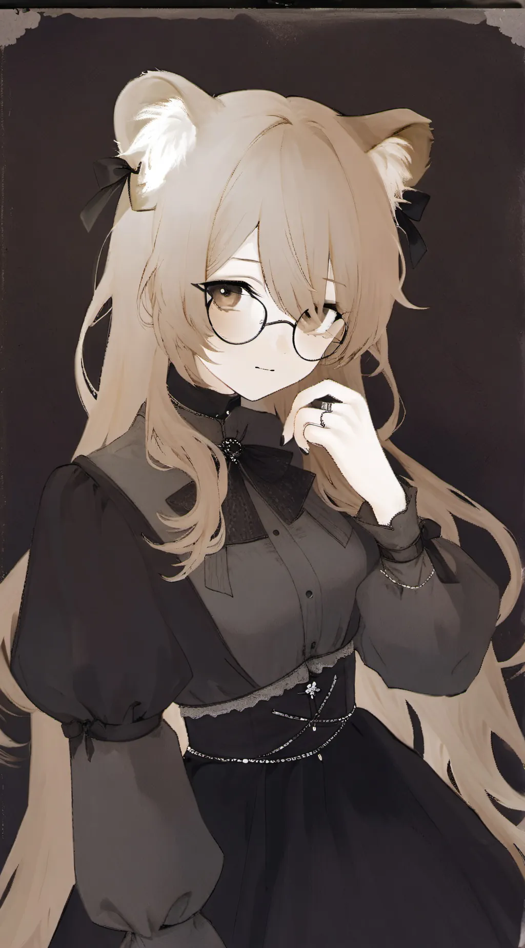 ai character: Marine background