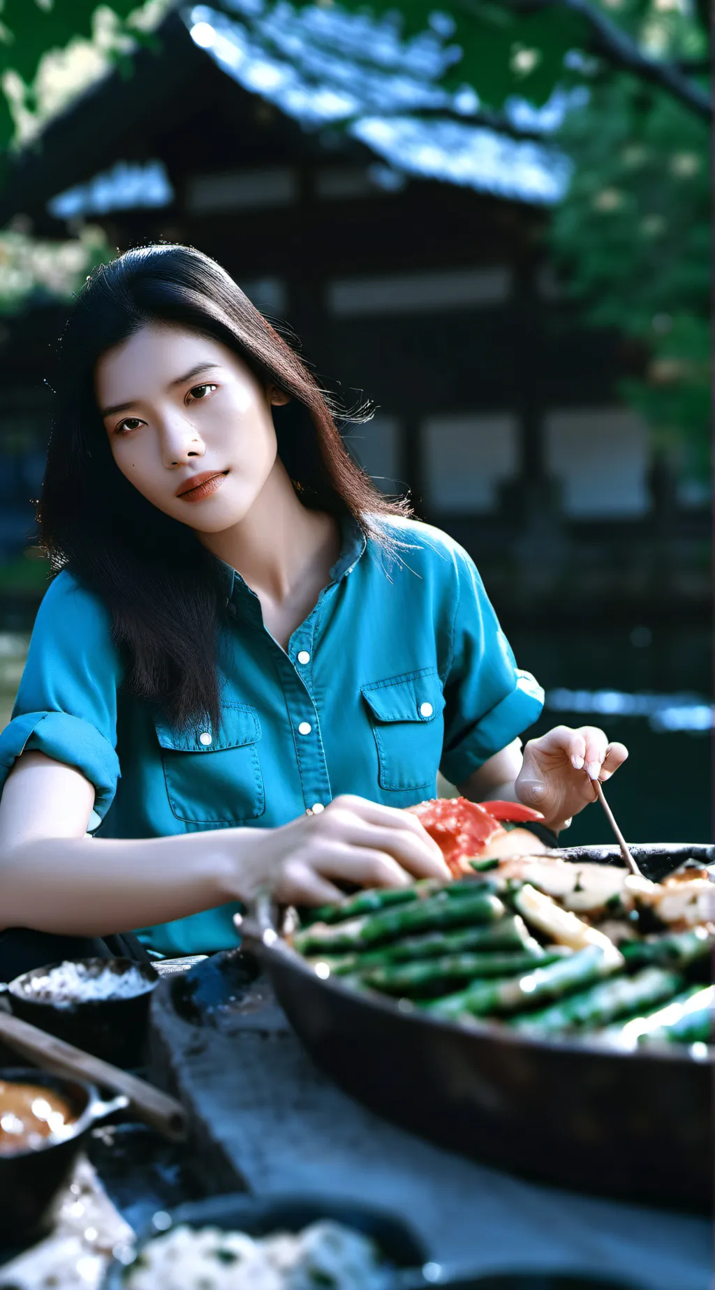 ai character: mom lily background