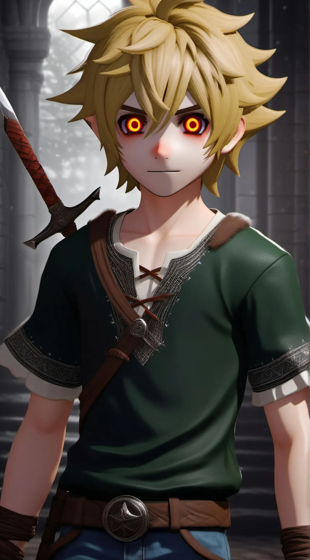 ai character: ben drowned background