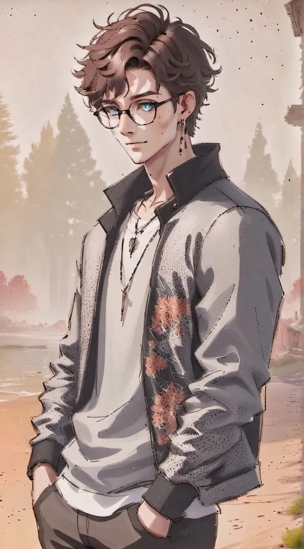 ai character: Derek background