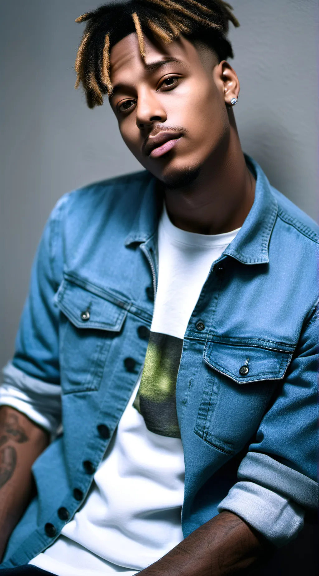 ai character: JUICE WRLD background