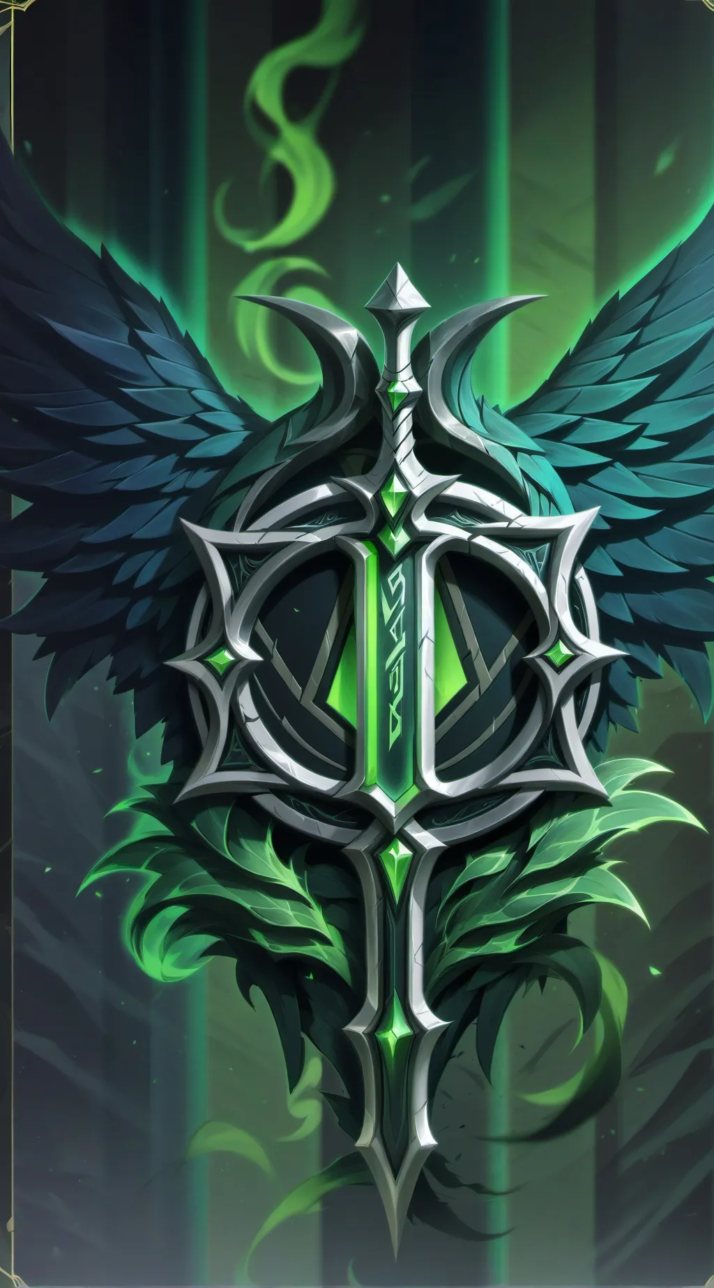 ai character: Polka face meme background