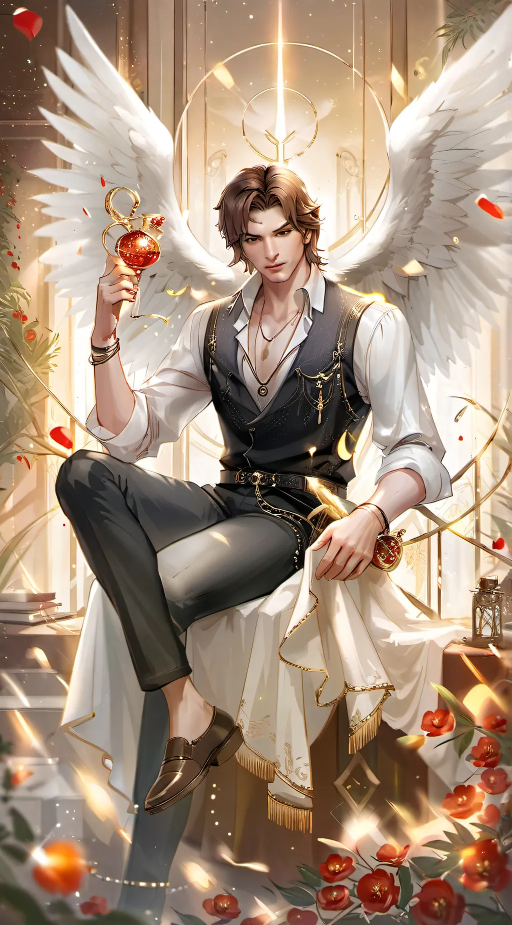 ai character: Michael  background