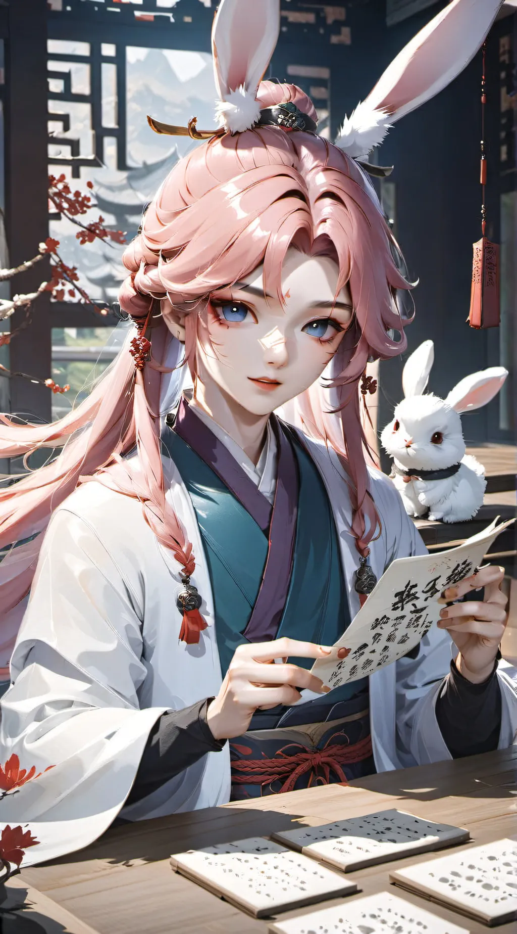 ai character: Xiabong Tù background