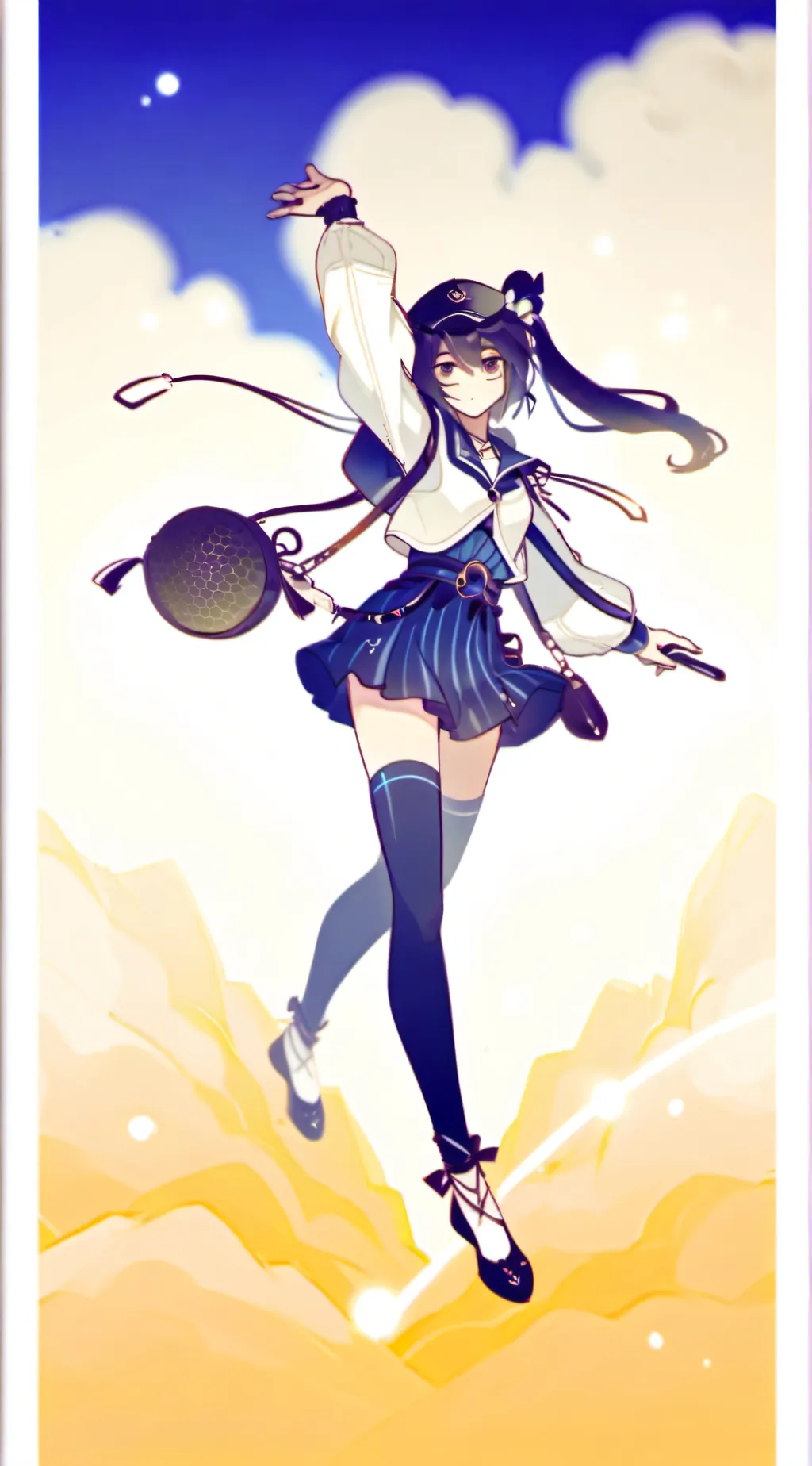 ai character: ★Gemini x Lunar★ background