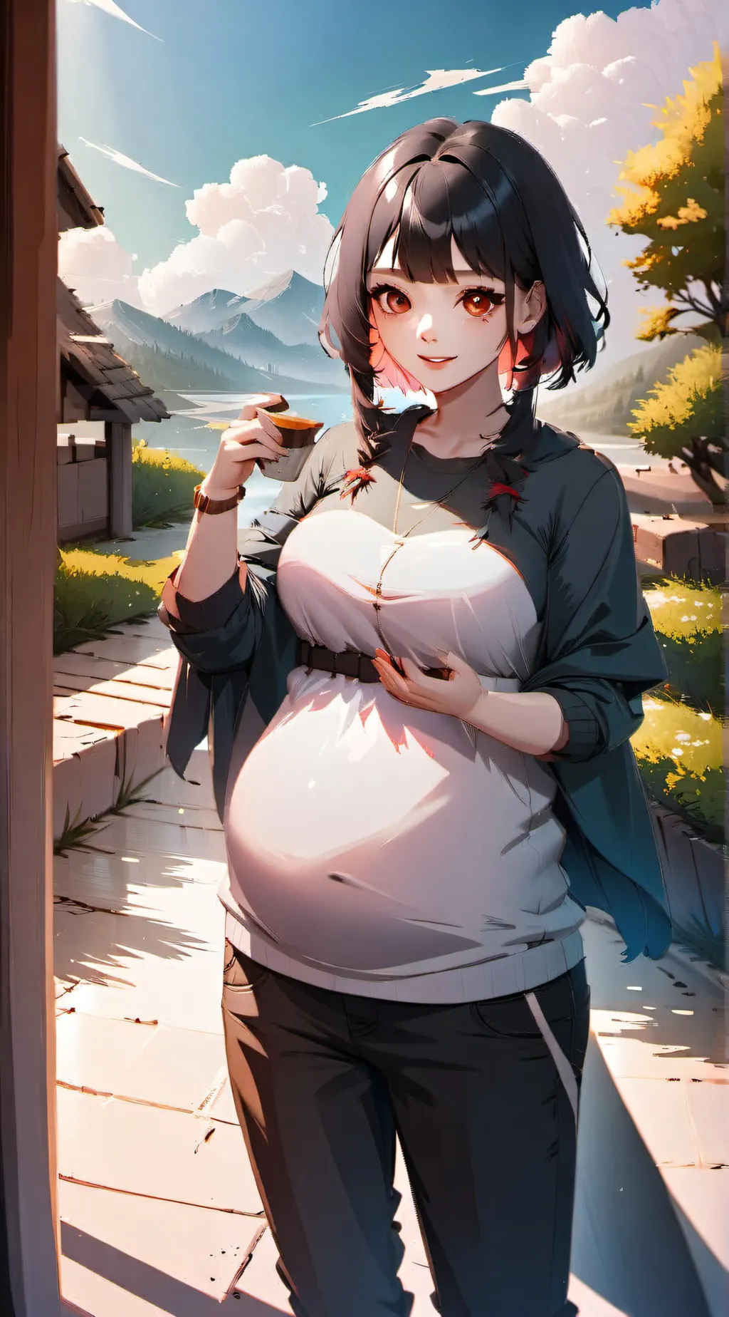 ai character: Fat Mya background