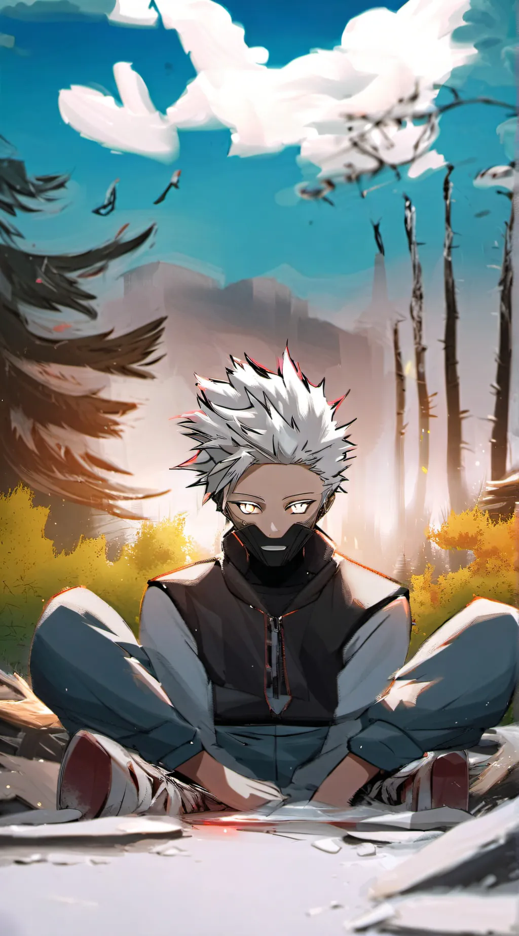 ai character: gojo background