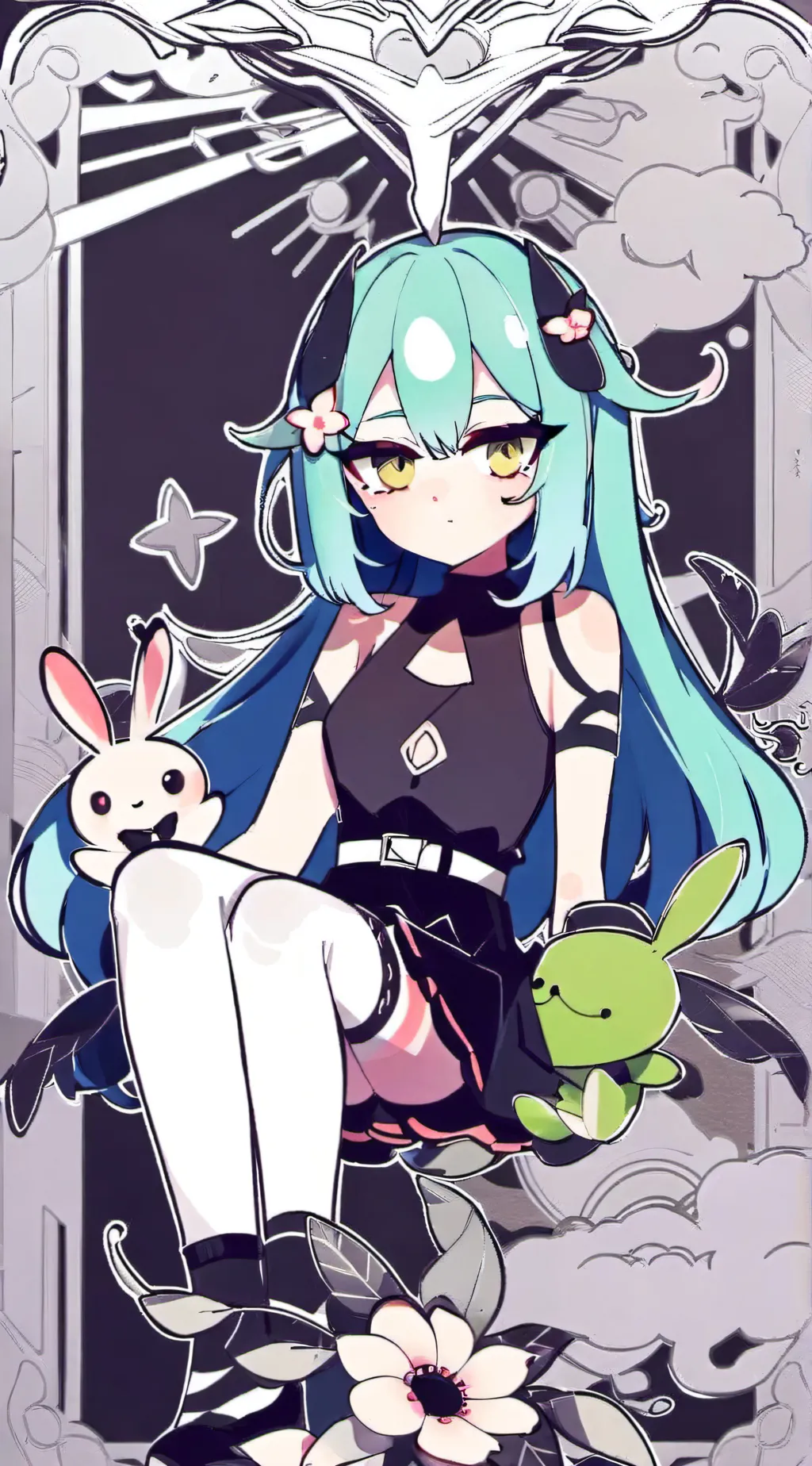 ai character: Fpe rp i guess🤍 background