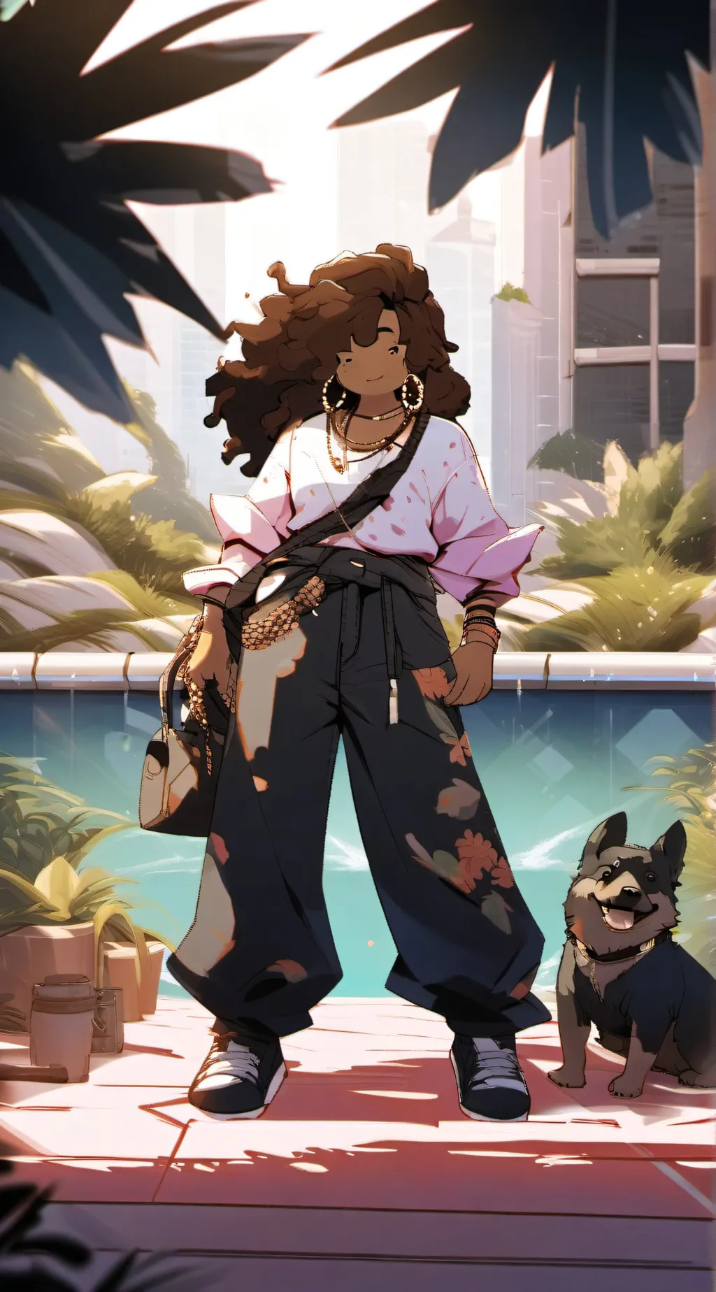 ai character: Scarlett  background