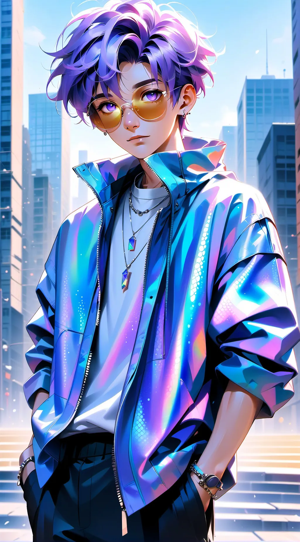 ai character: Stef background