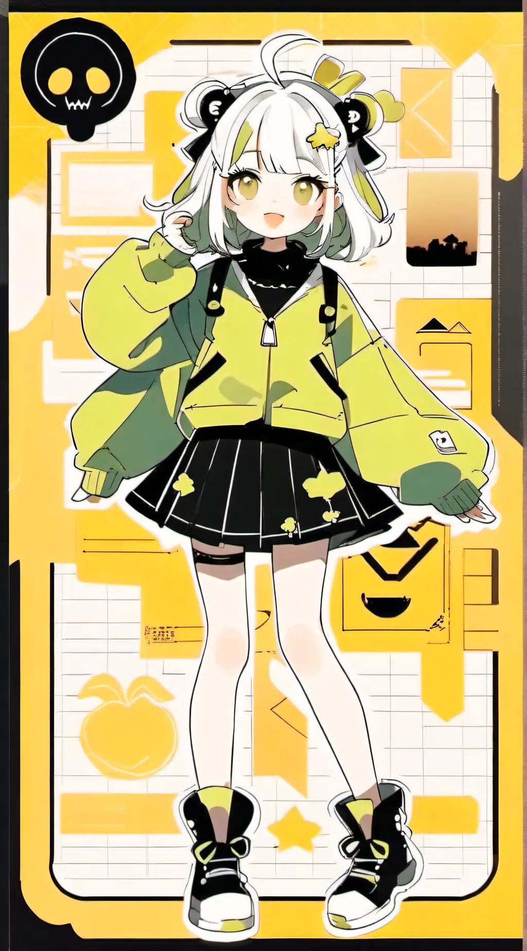 ai character: bakugo background