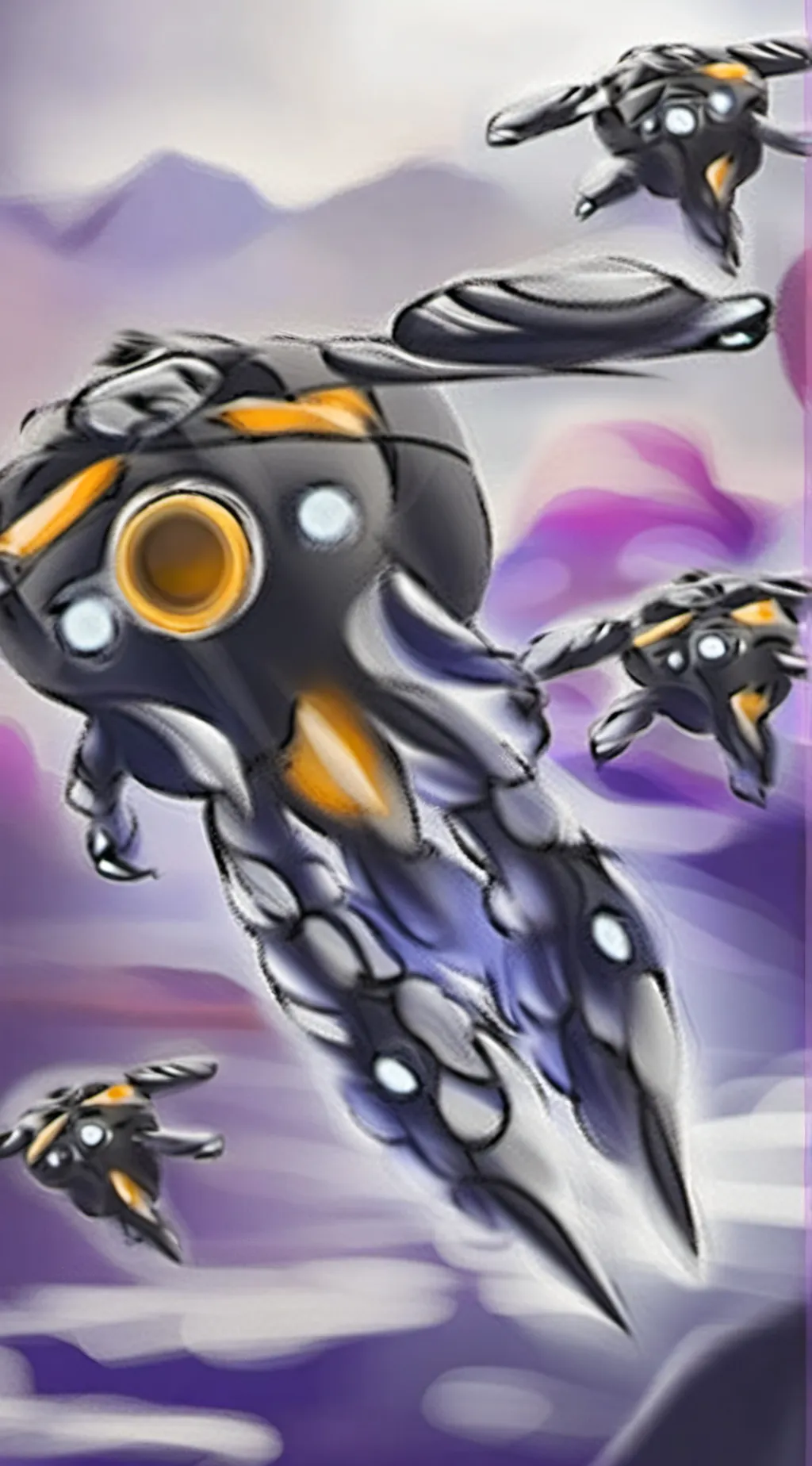 ai character: murder drone  background