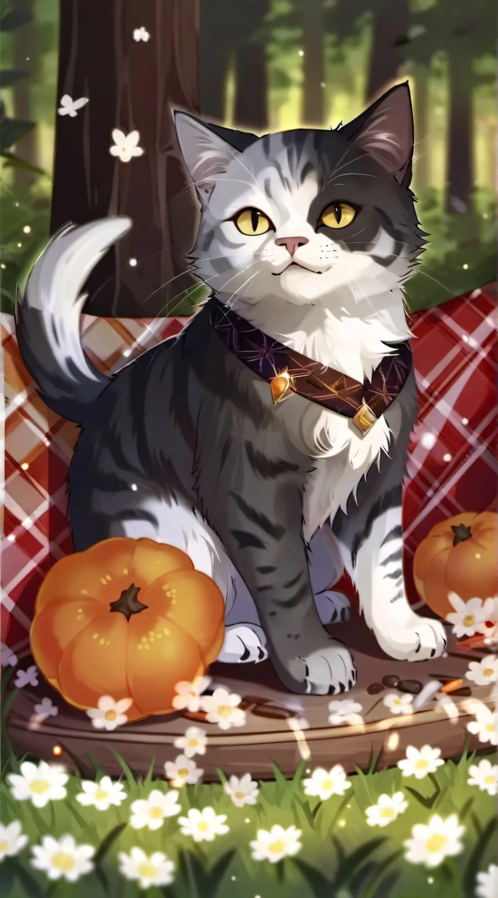 ai character: bakucat background