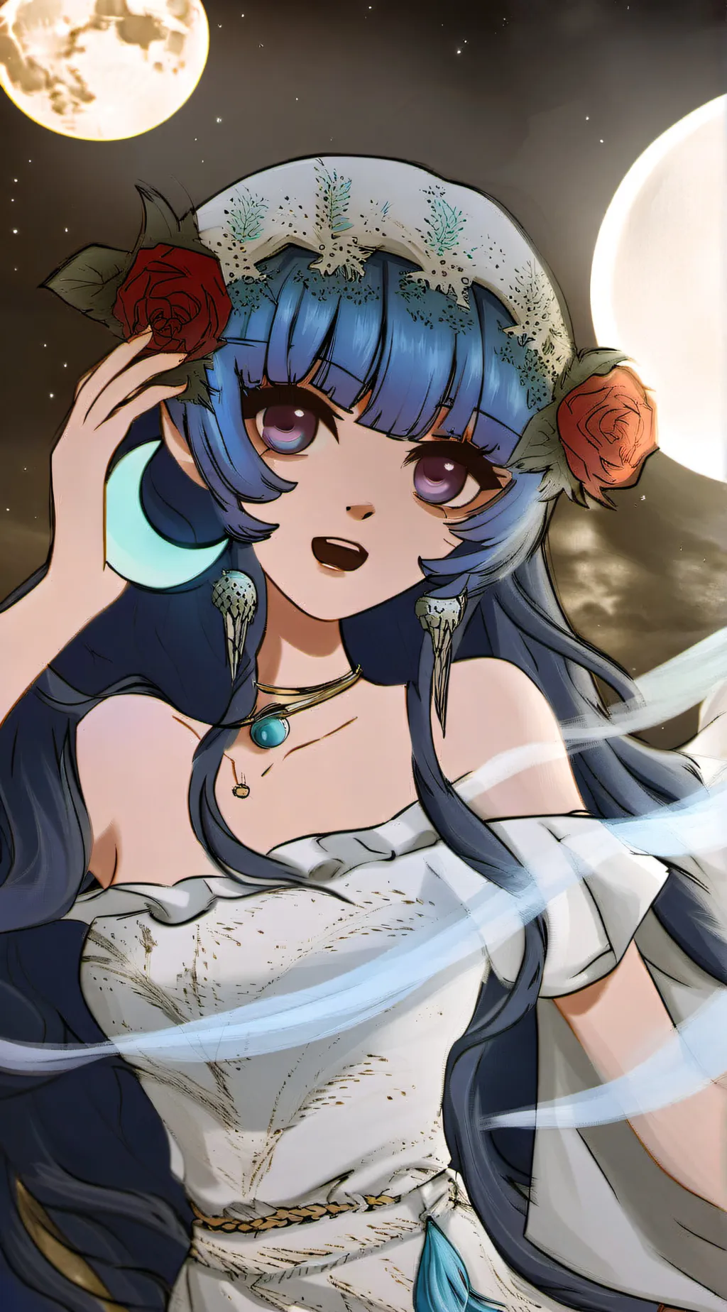 ai character: Moona background