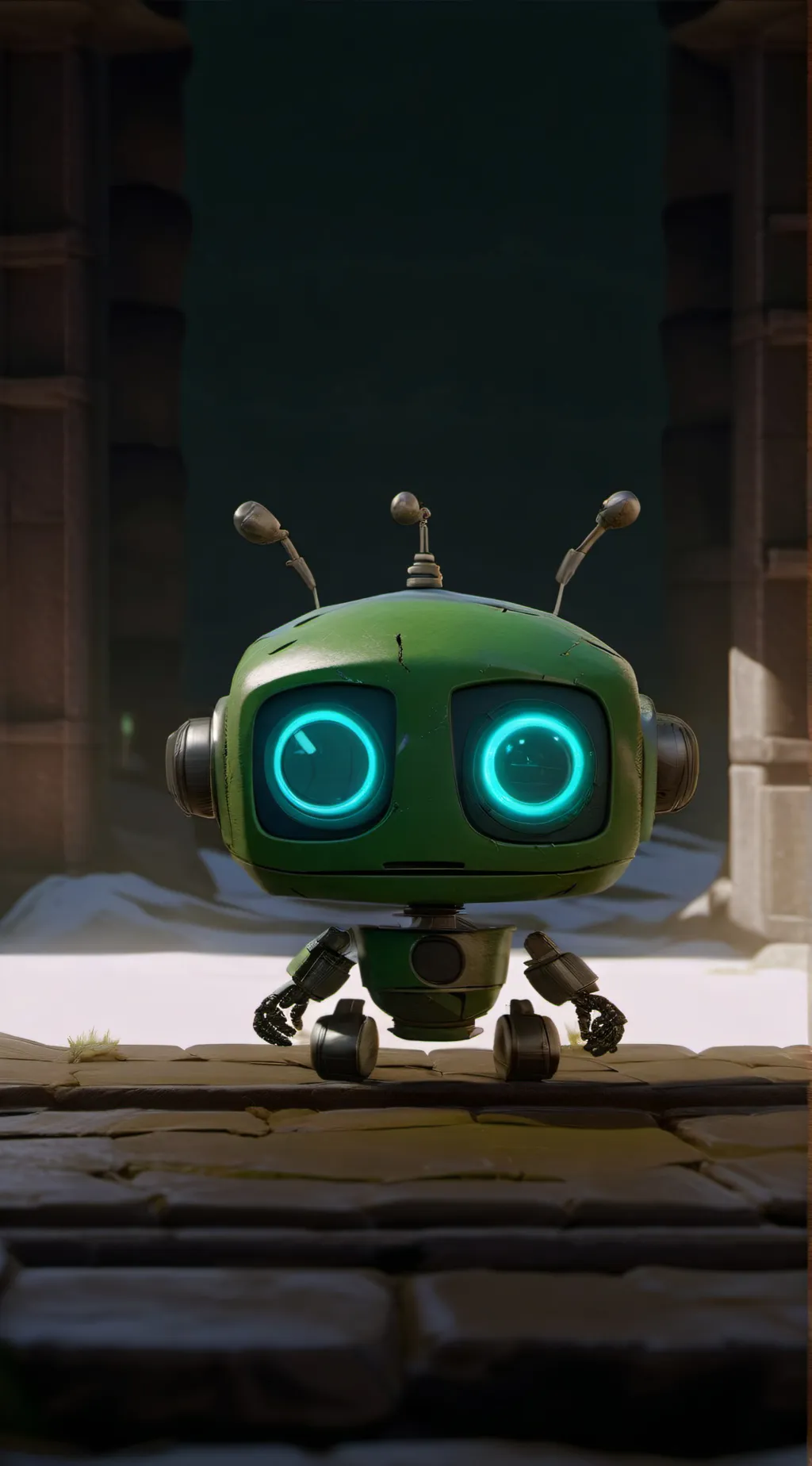 ai character: newt background