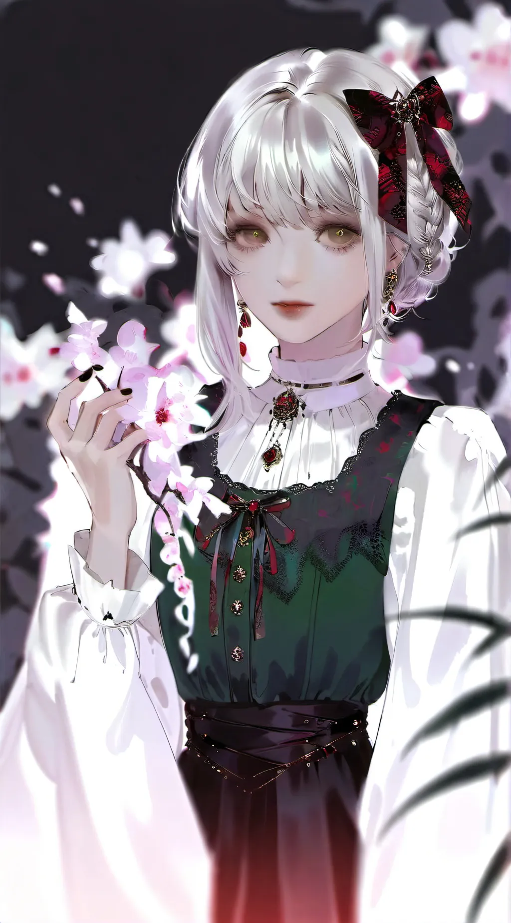 ai character: Snow White background