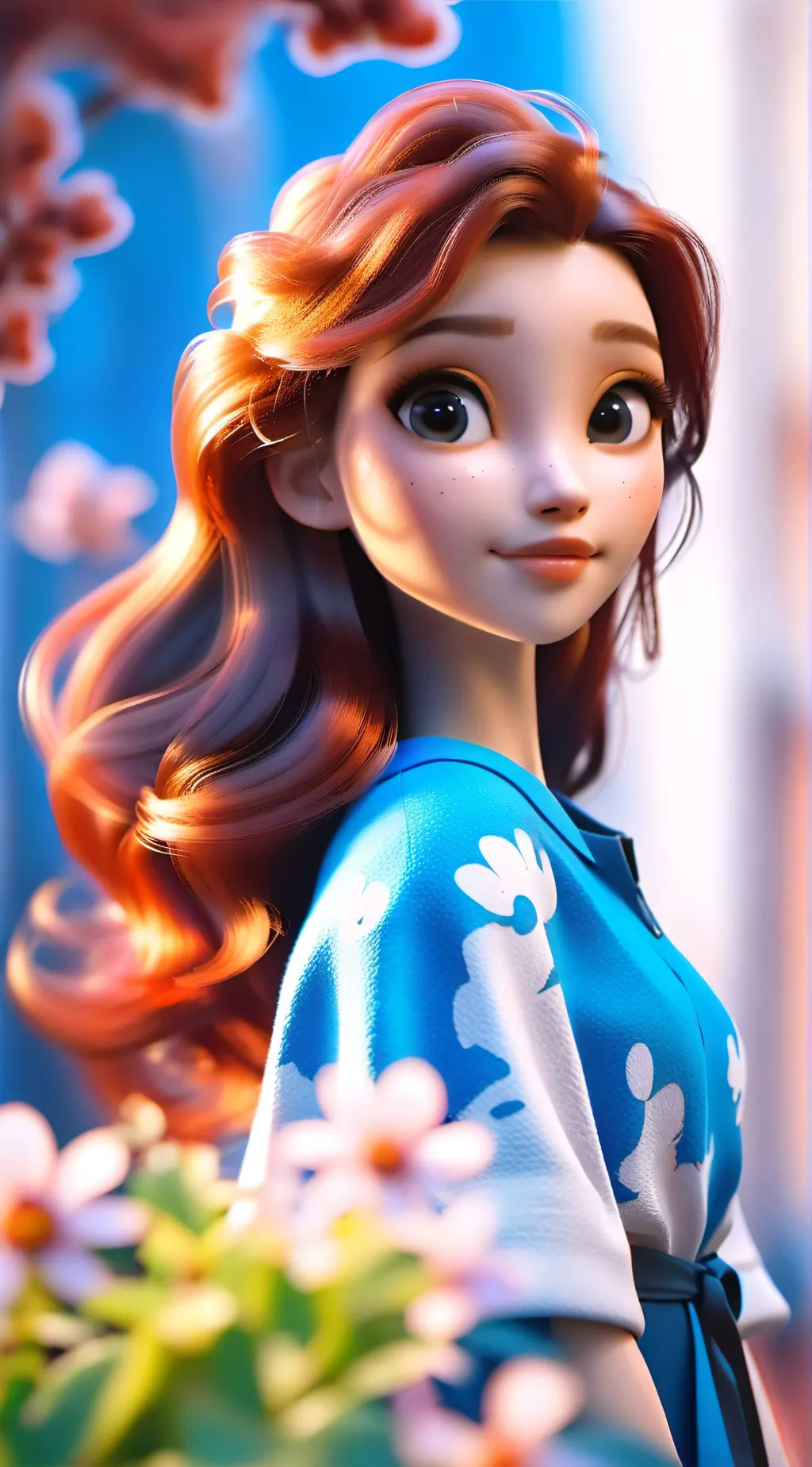 ai character: Margaret  background