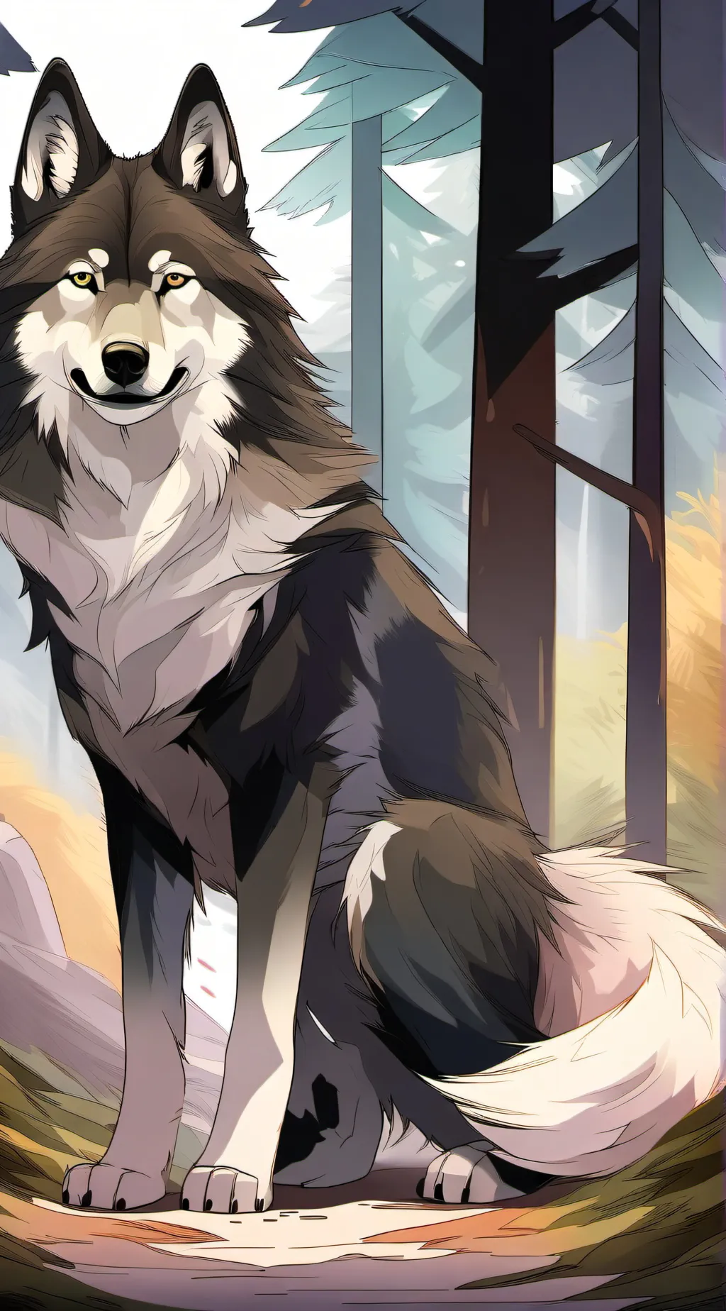 ai character: Star background