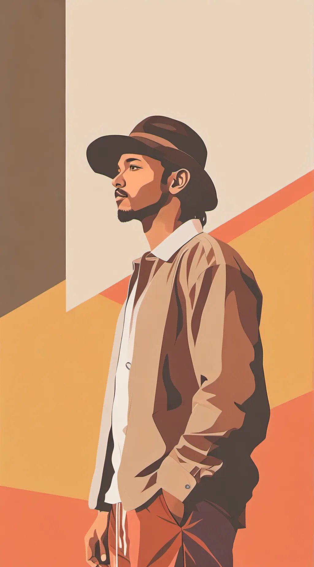 ai character: hard to ai😂🫵 background