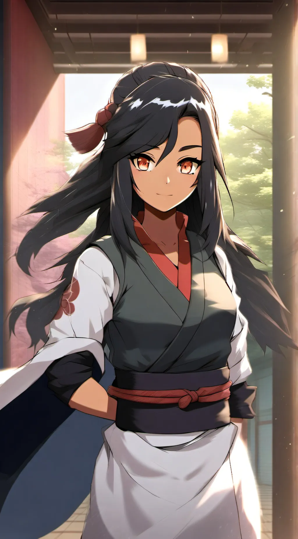 ai character: naruto.  akari background