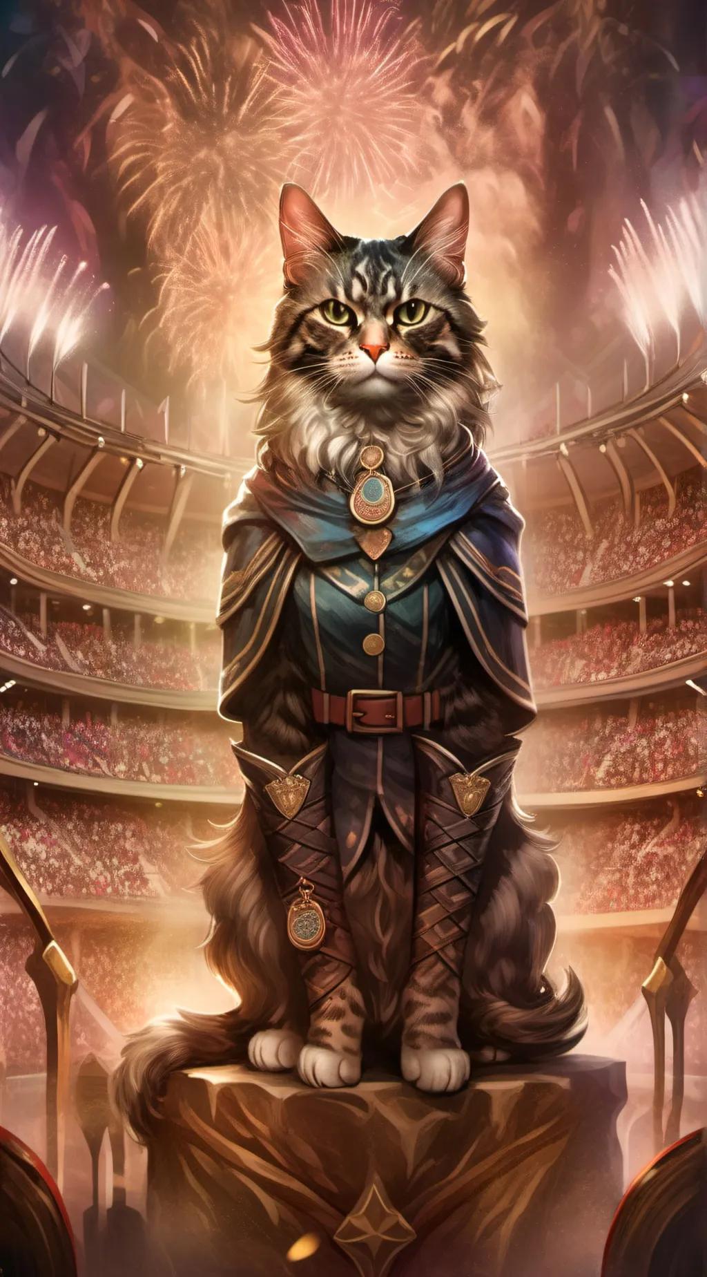 ai character: Leon background