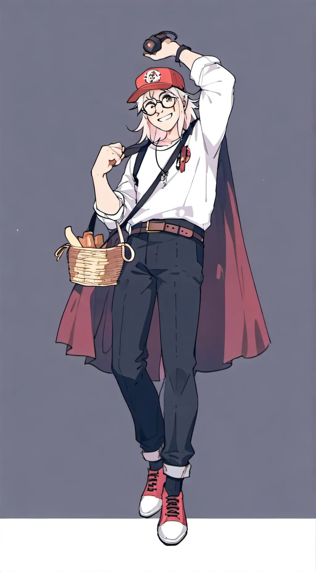 ai character: Present Mic & 1-A background