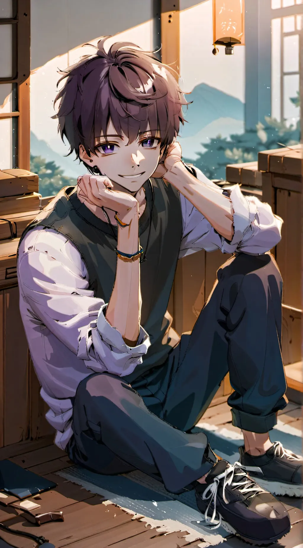 ai character: Kyle background