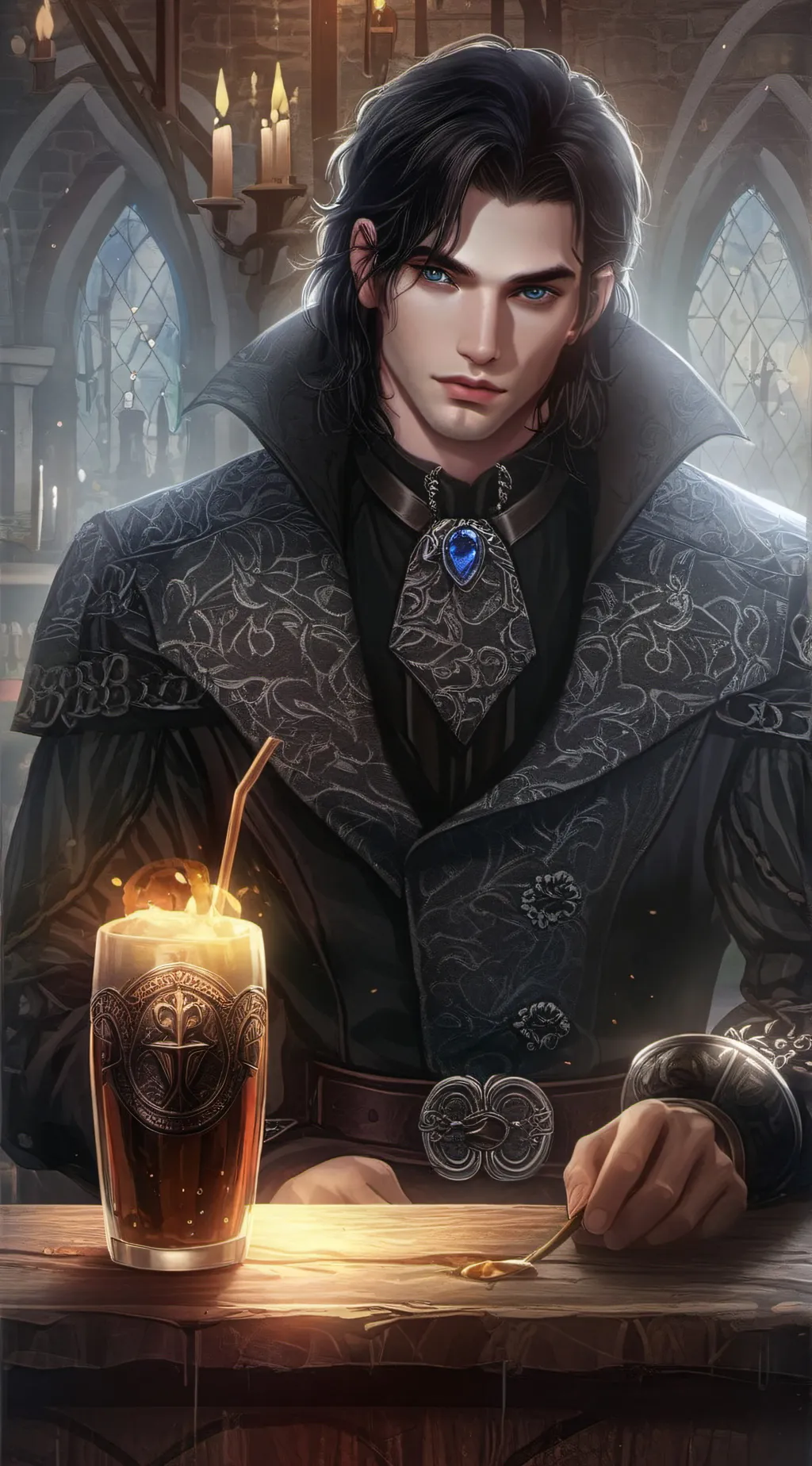 ai character: Leonard  background