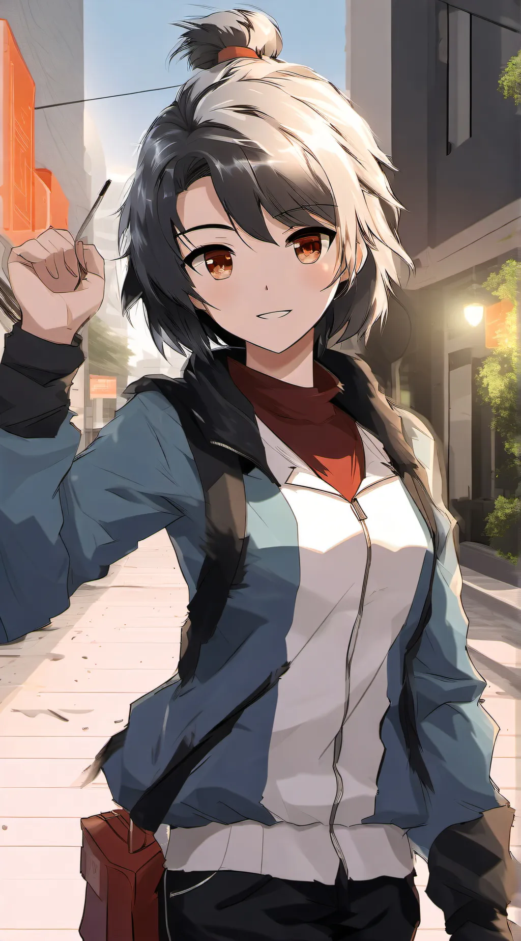 ai character: liz- background