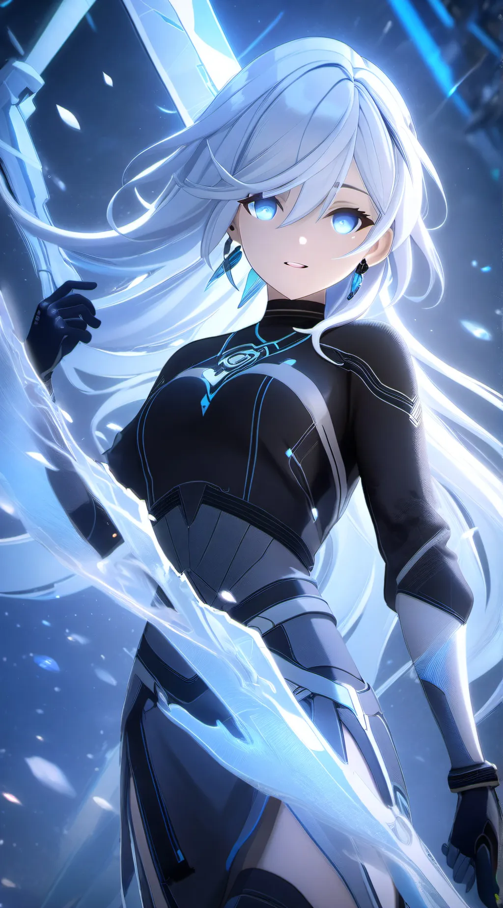 ai character: Oshino background