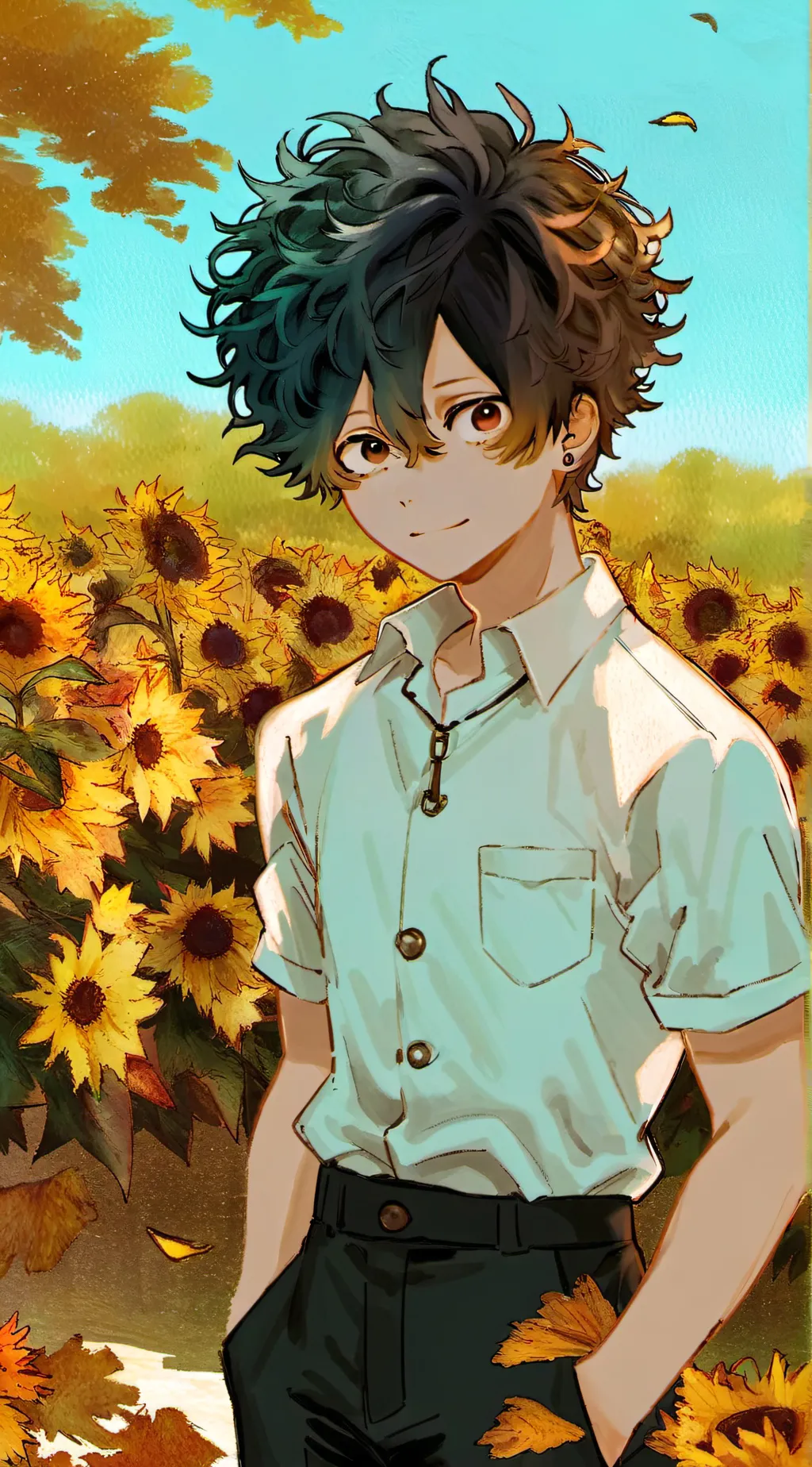 ai character: izuku background