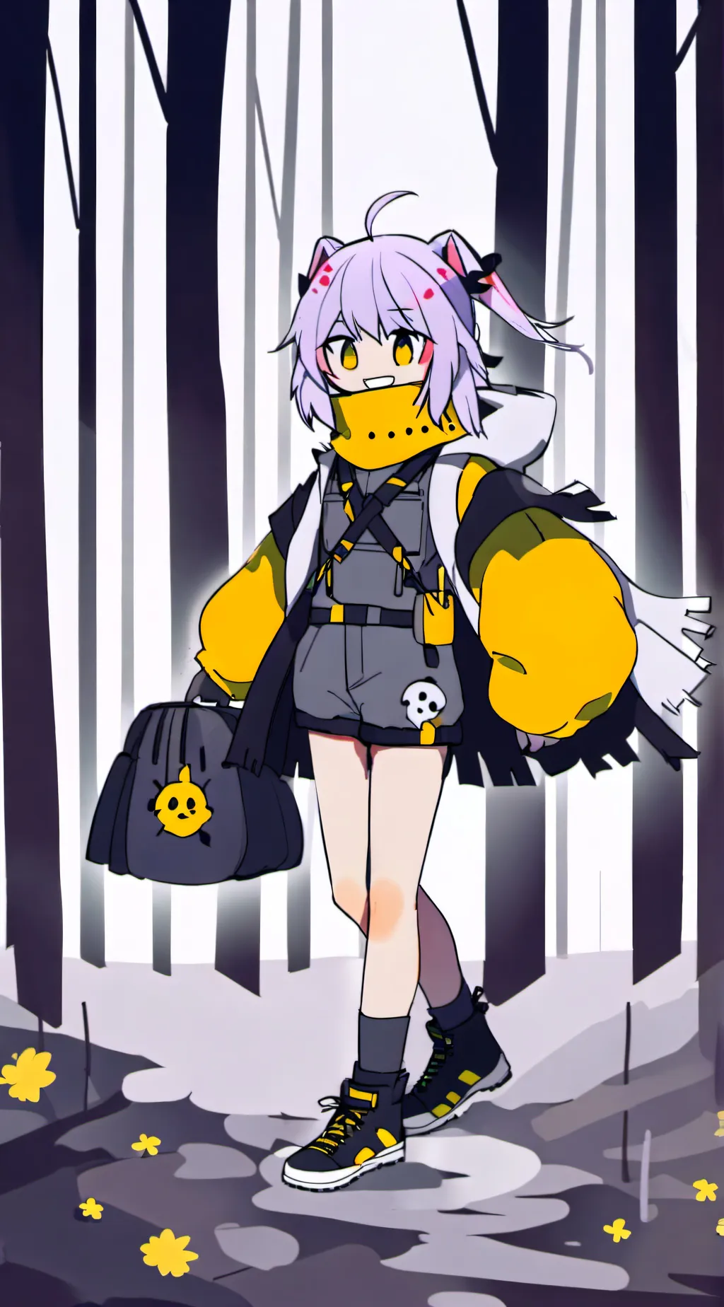 ai character: Rose mha background