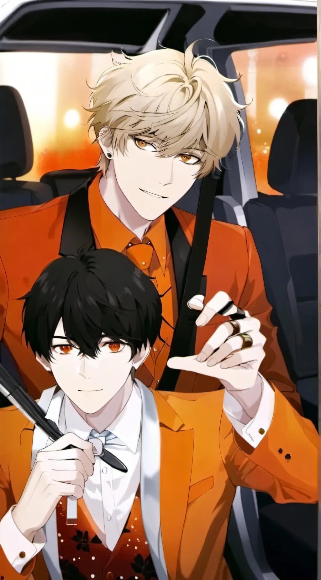 ai character: leo and logan background