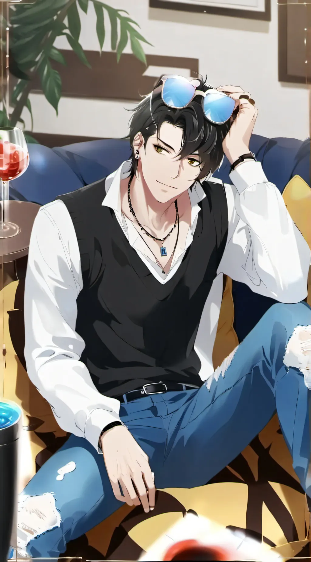 ai character: Zed background