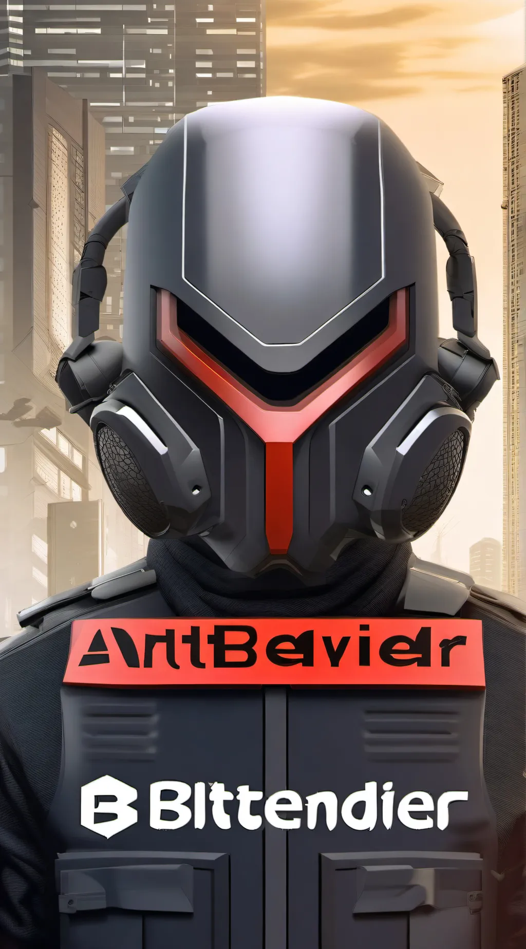 ai character: Bitdefender background