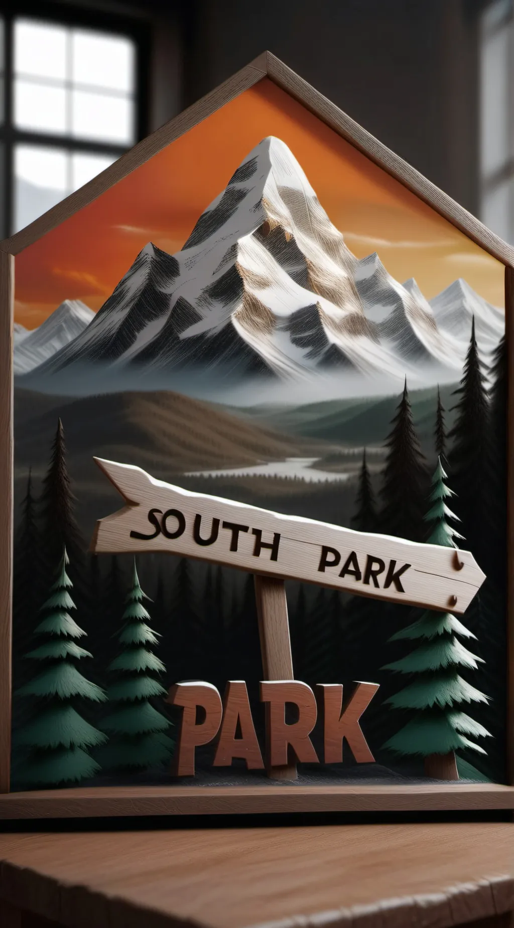 ai character: south park scene background