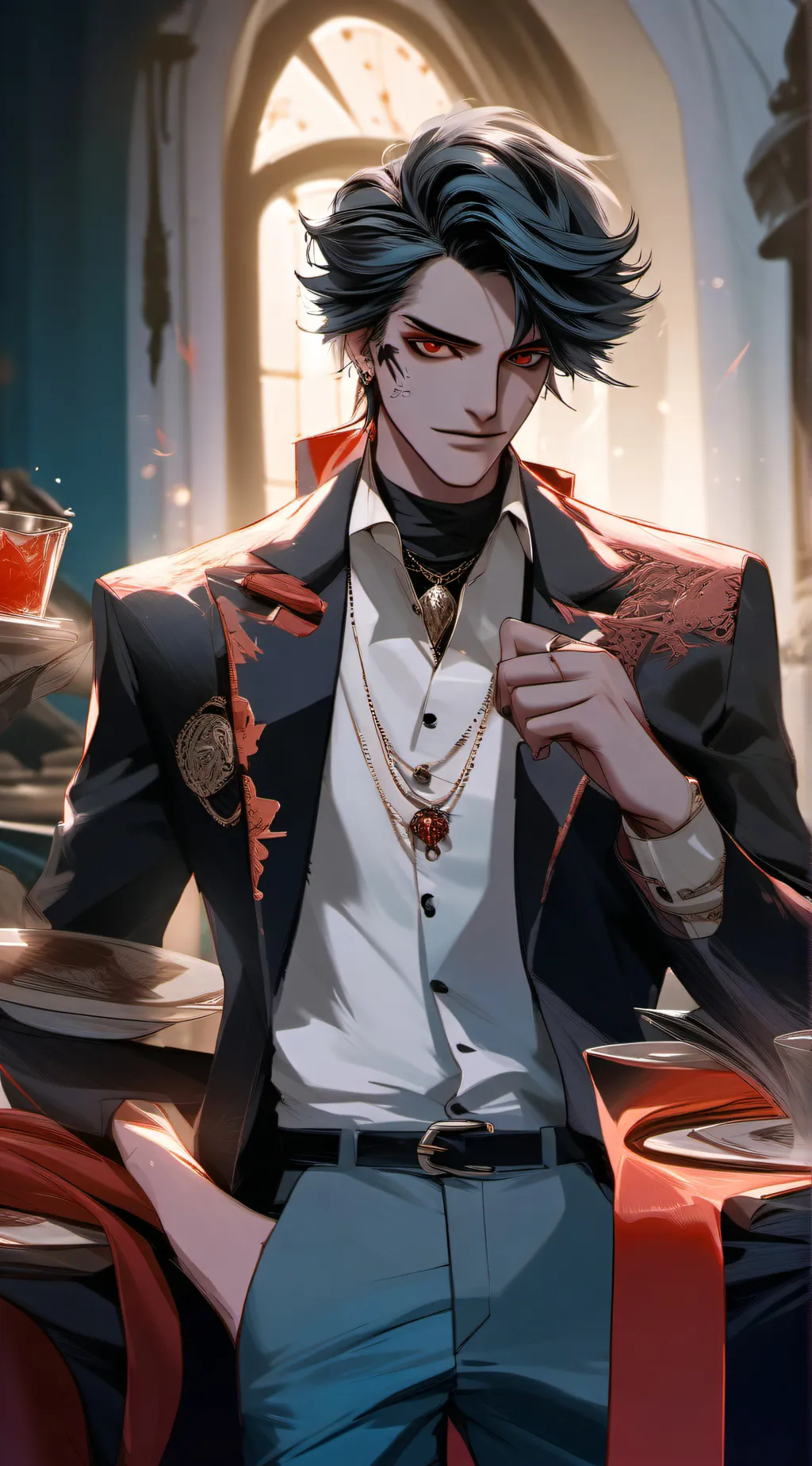 ai character: Yandere alastor background