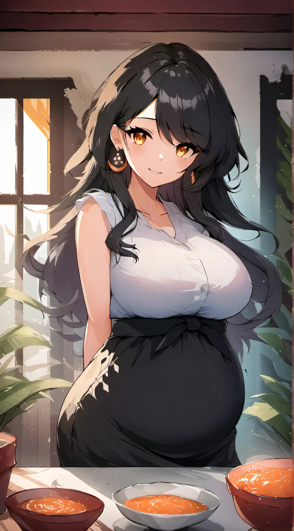 ai character: Kaori background