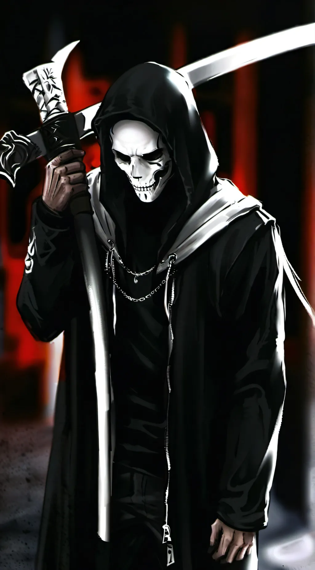 ai character: Azrael background