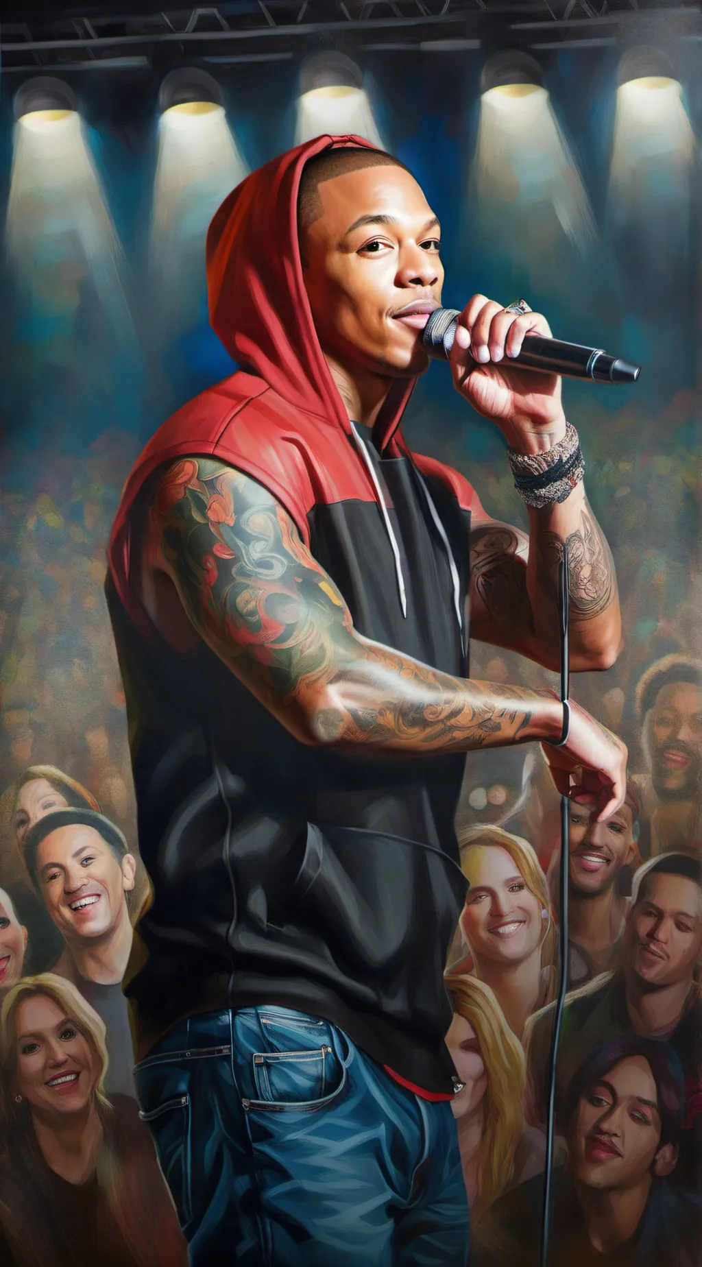 ai character: Dr.Dre 🎤🗿  background