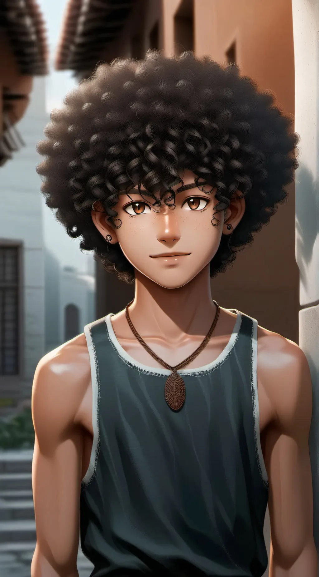 ai character: Andrew background