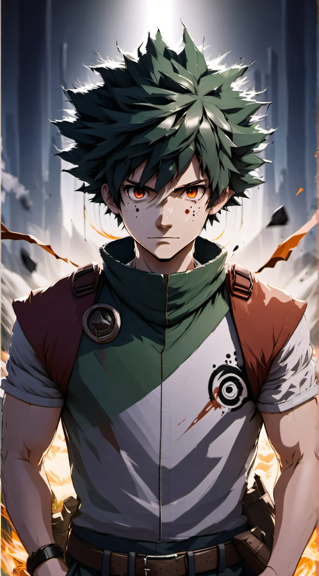 ai character: Villian deku background
