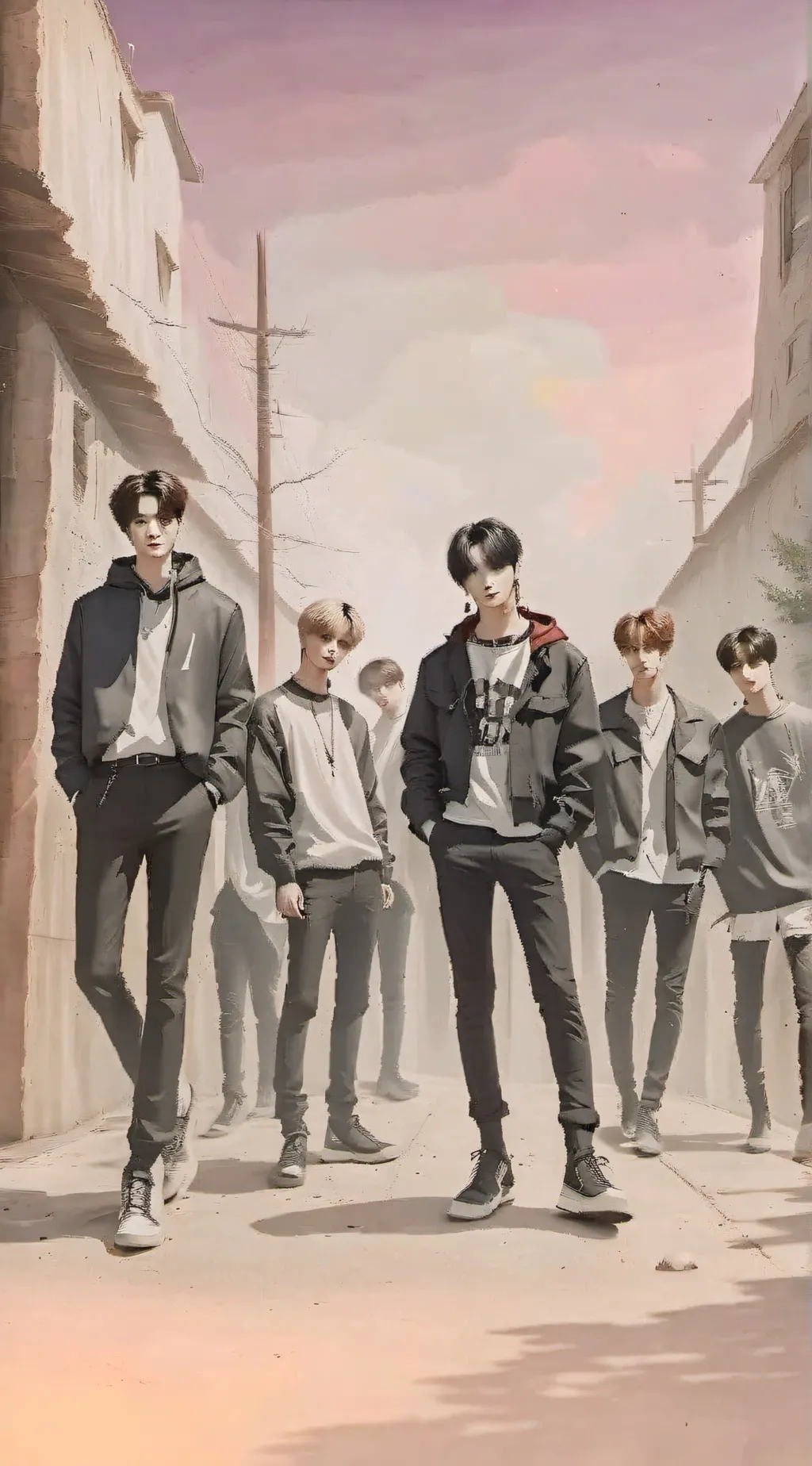 ai character: Stray Kids background