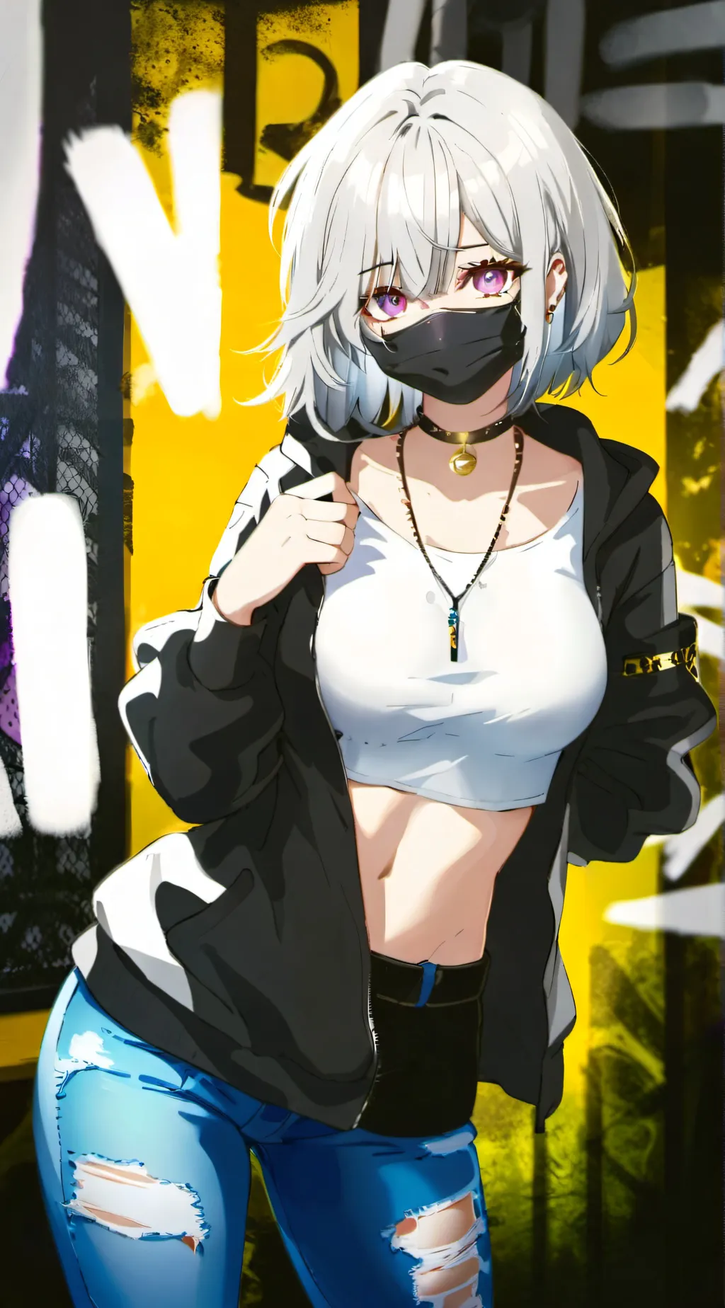 ai character: caddie Karman  background