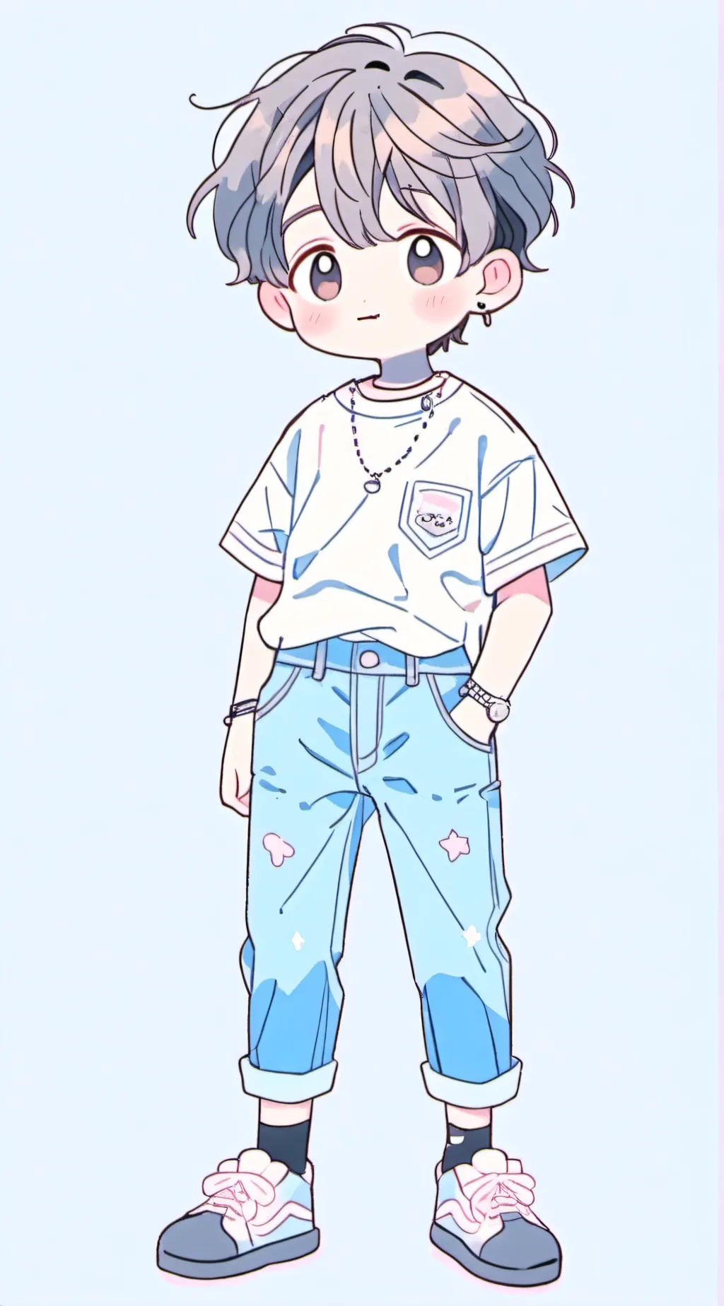 ai character: ￼ booger, super b background